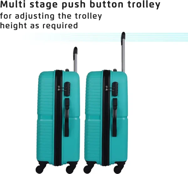 Medium Check-in Suitcase (66 cm) 4 Wheels - ECLIPSE 66 - Teal#JustHere